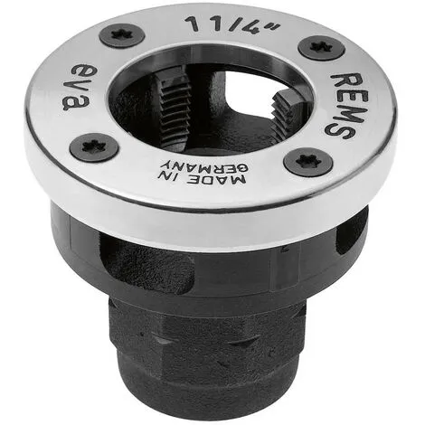 Tête De Filetage à Changement Rapide R 1/8" BSPT Conique Droit | 521000 - REMS 1 Tête De Filetage à Changement Rapide R 1/8" BSPT Conique Droit | 521000 - REMS
