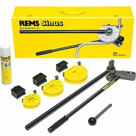 Plieur Manuel De Tubes- Set Rems Sinus Set 15-18-22 Dans Une Mallette En Tole D'acier Solide 1 Plieur Manuel De Tubes- Set Rems Sinus Set 15-18-22 Dans Une Mallette En Tole D'acier Solide